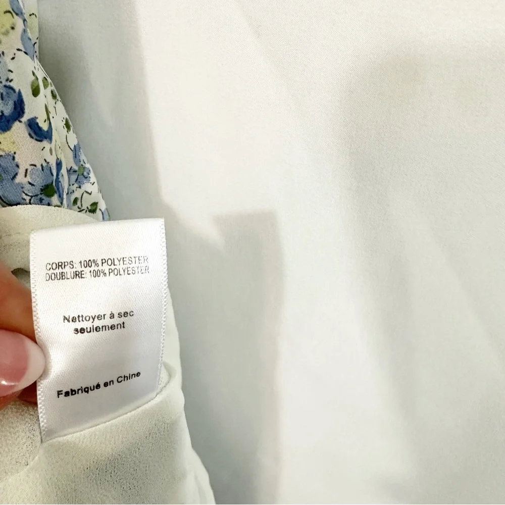 Floret Studios Floral Short Sleeve Puff Sleeve Dress - Picture 10 of 10